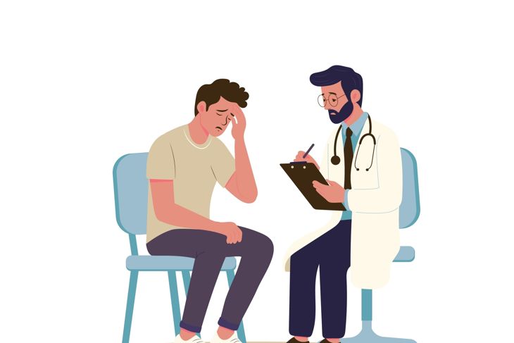 Patient in the doctor’s office