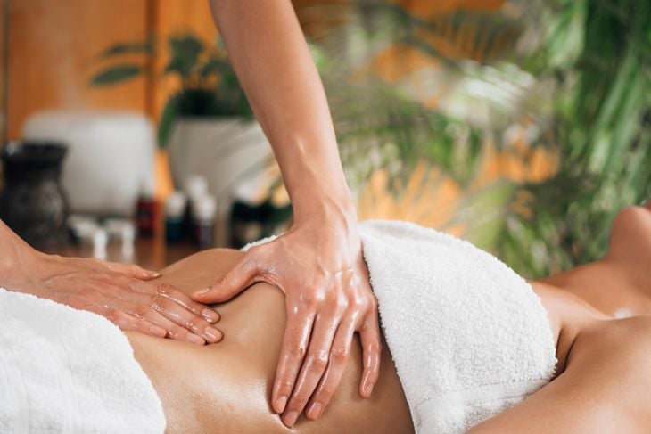 Ayurveda stomach massage