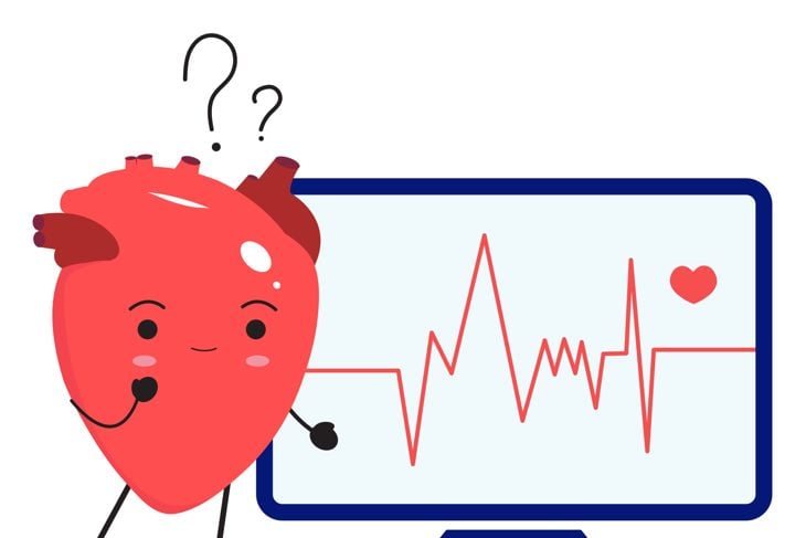Arrhythmia or Irregular Heartbeat concept