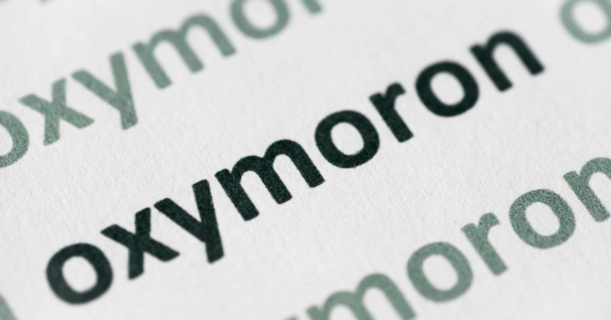What Is an Oxymoron? Facty