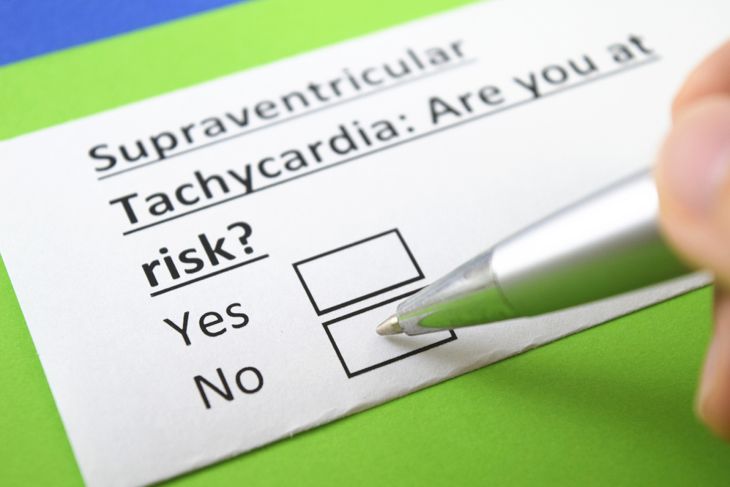 Supraventricular tachycardia  : Are you at risk? yes or no