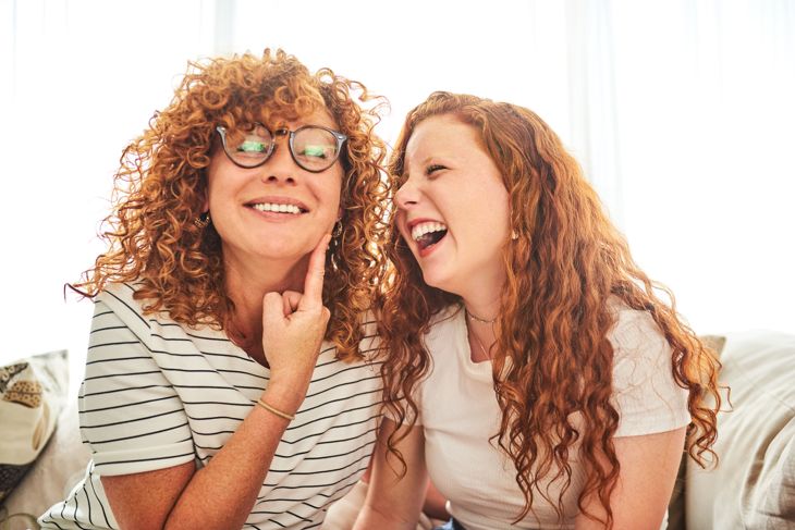 Shot of a happy mother and daughter spending some quality time together at home