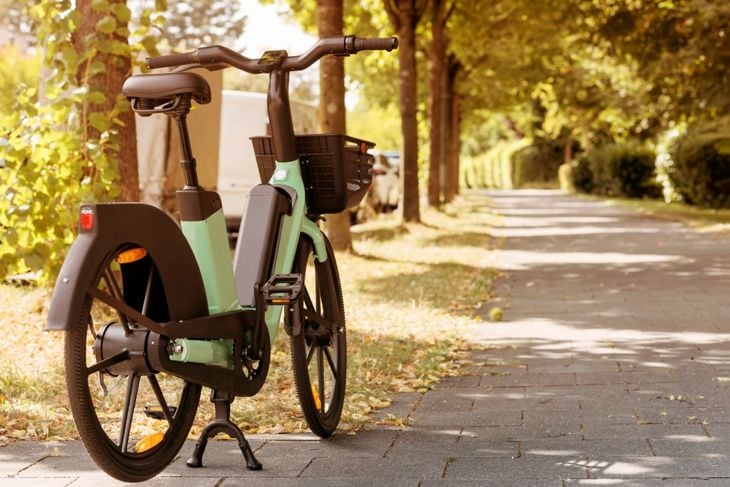 Electric bike in urban Space