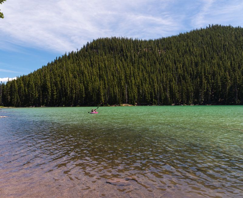 summer at Devil's Lake, Central Oregon, Pacific Northwest United States