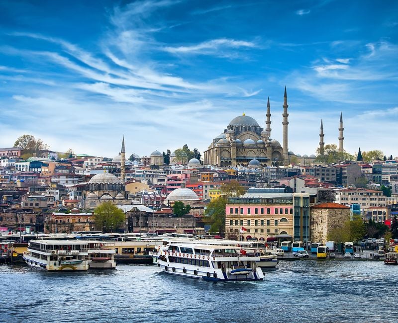 Istanbul the capital of Turkey, eastern tourist city.