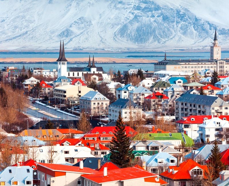 Cityscape Reykjavík, Iceland