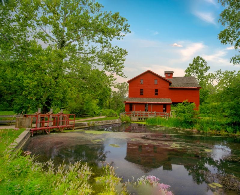 Mill-Bonnyville Mill built in 1832-Elkhart County, Indiana