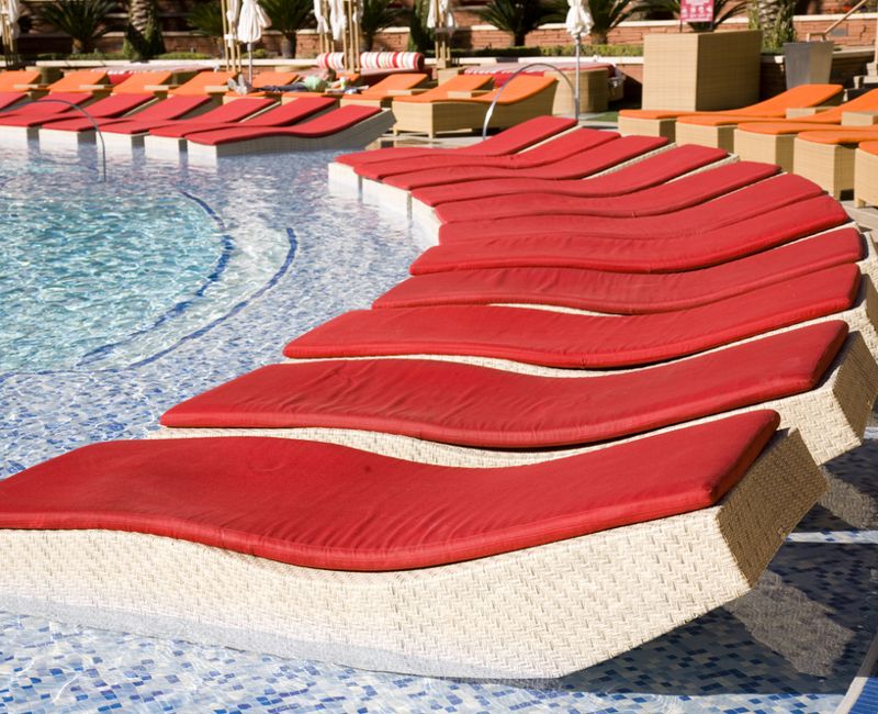 Upscale resort pool 