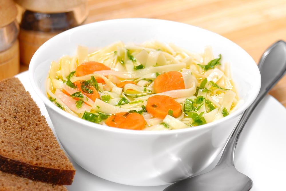 vegetarian noodle soup