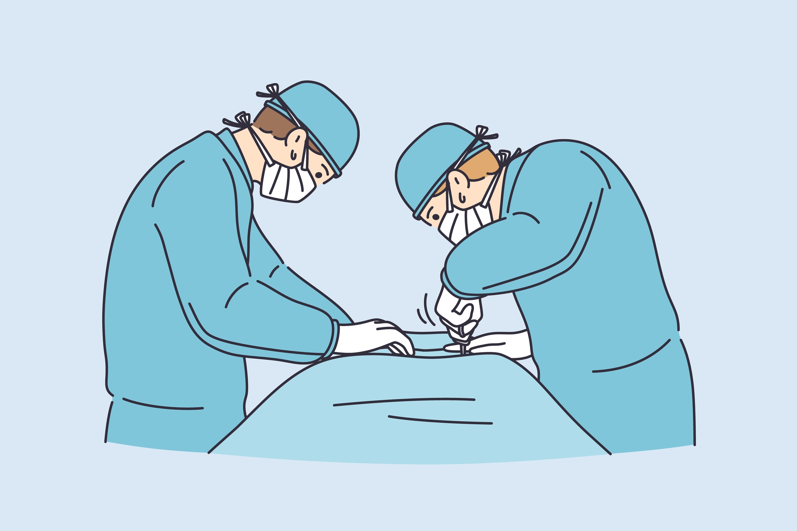 Medicare, health and surgery concept