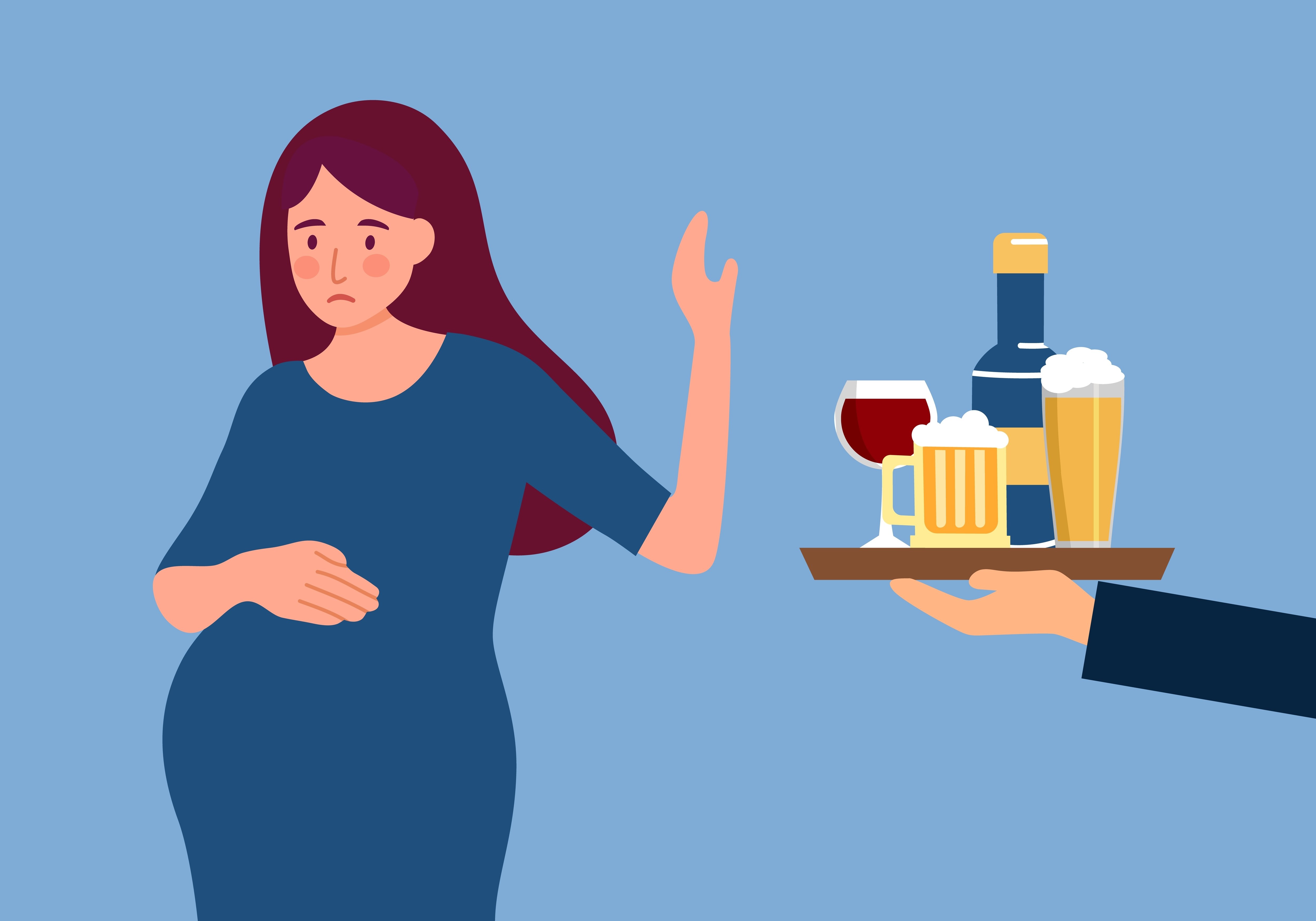 Nutrition infographics for pregnant woman