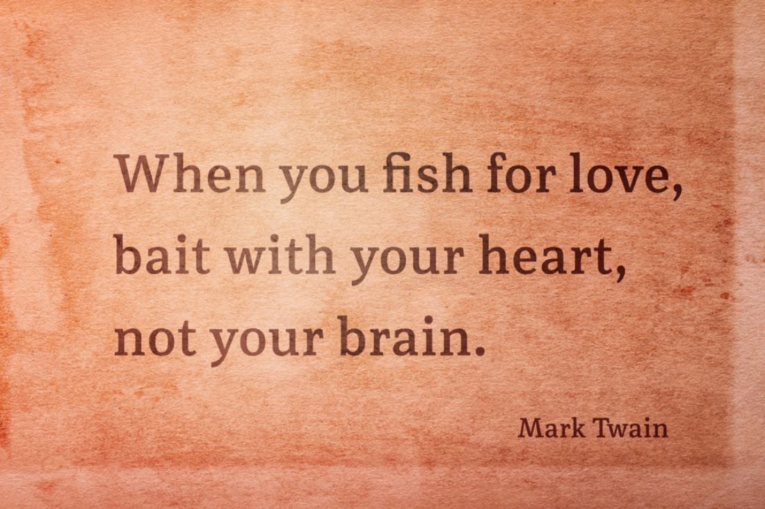 mark twain on love